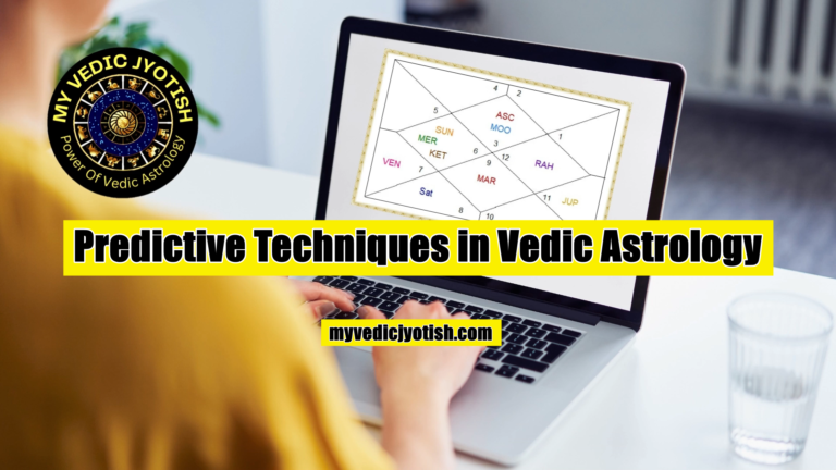 Predictive Techniques in Vedic Astrology