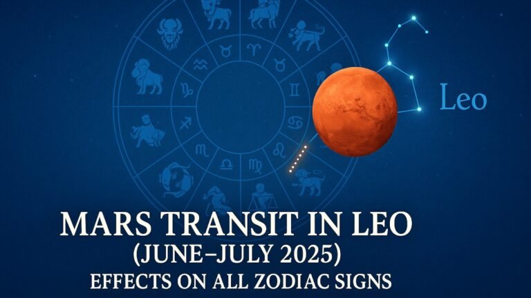 Mars Transit in Leo