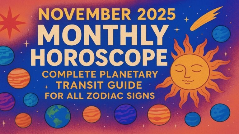 November 2025 Monthly Horoscope