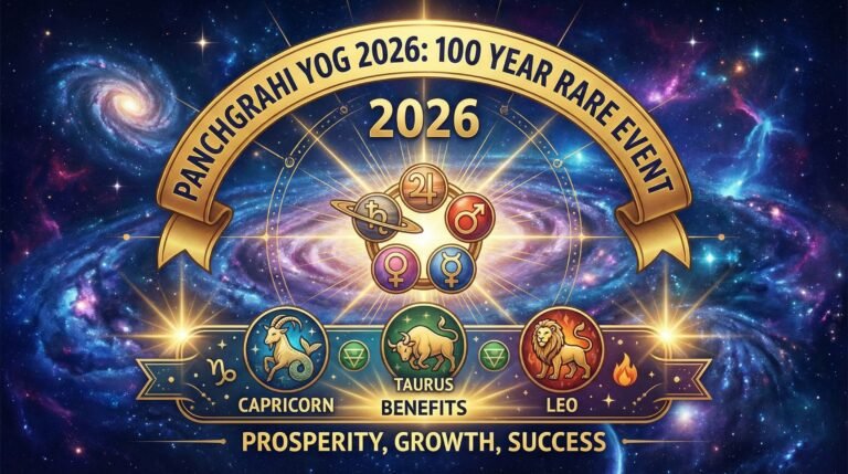 Panchgrahi Yog 2026: 100 Year Rare Event, Capricorn, Taurus, Leo Benefits