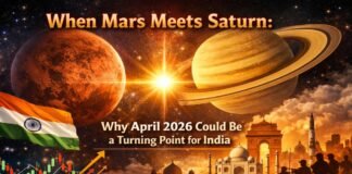 When Mars Meets Saturn: Why April 2026 Could Be a Turning Point for India When Mars Meets Saturn